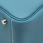 Hermes Lindy 26 Clemence New Blue Jeans SHW
