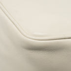 PRADA TRIANGLE SHOULDER BAG LEATHER WHITE SHW