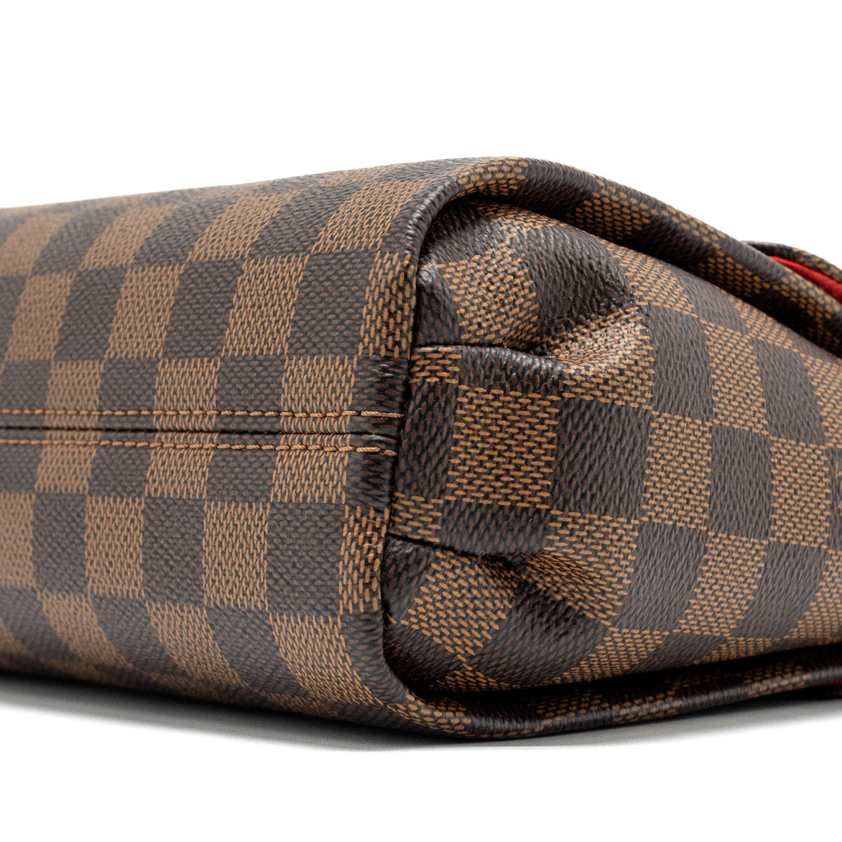 LOUIS VUITTON CROISETTE DAMIER EBENE CANVAS GHW