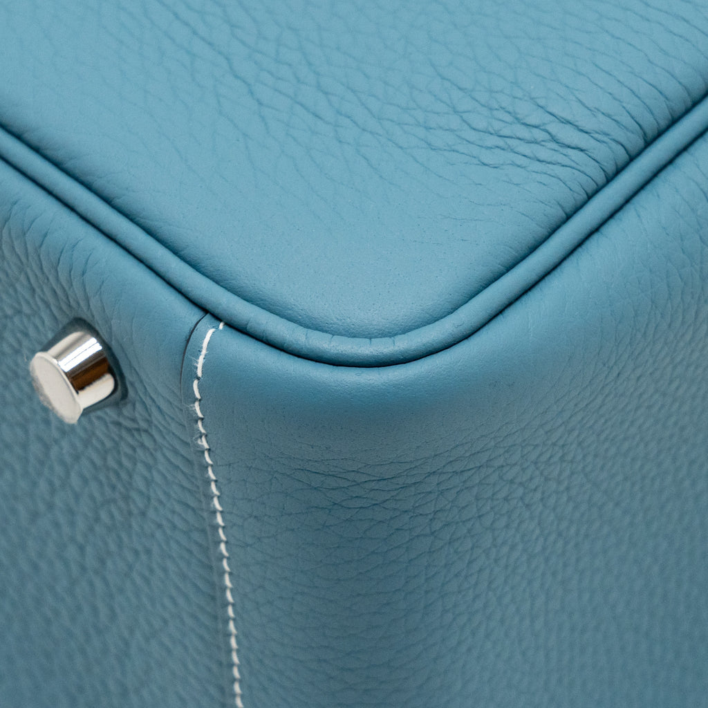 Hermes Lindy 26 Clemence New Blue Jeans SHW