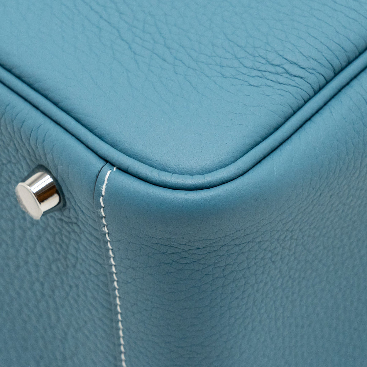 Hermes Lindy 26 Clemence New Blue Jeans SHW