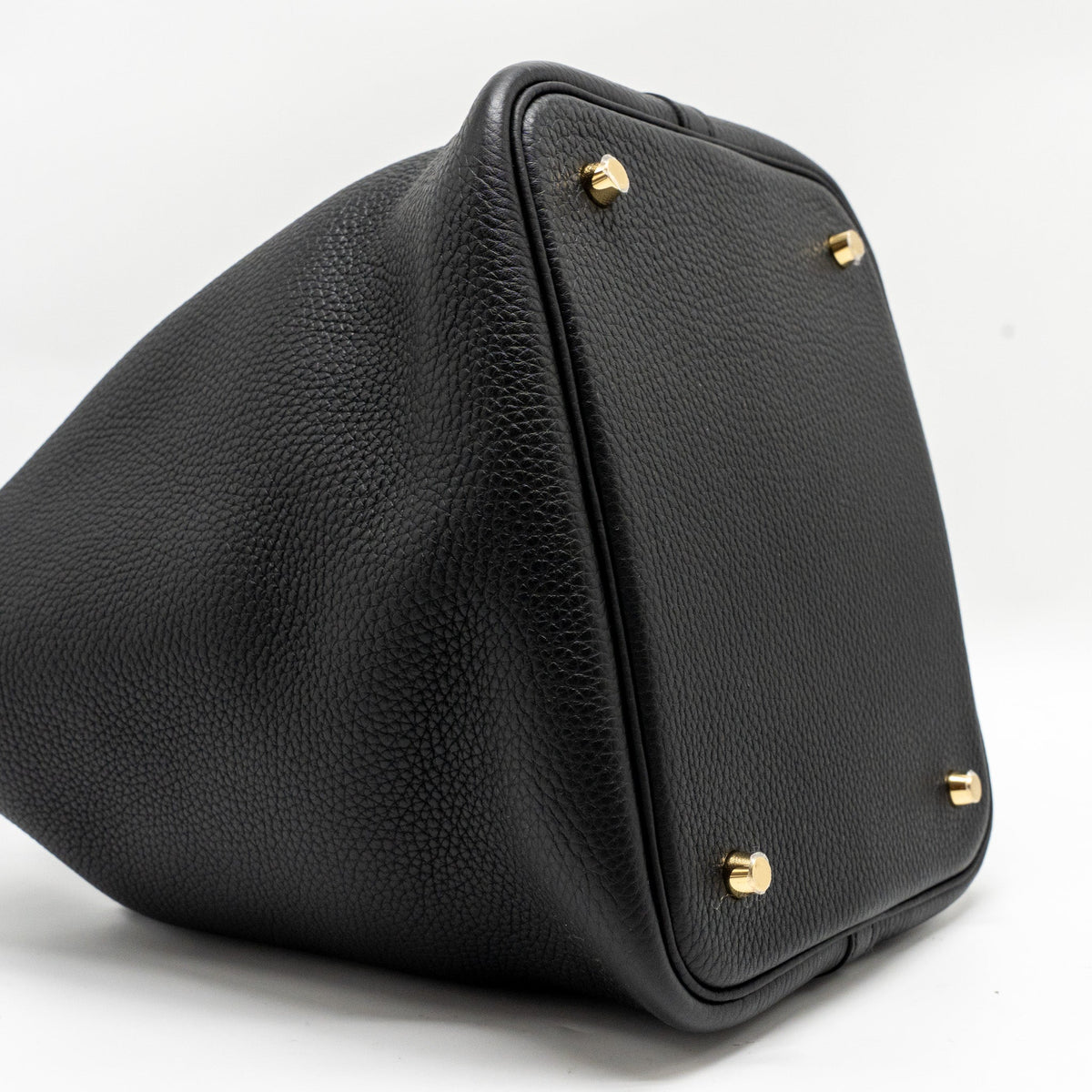 Hermes Picotin 22 Lock Bag Clemence Black GHW