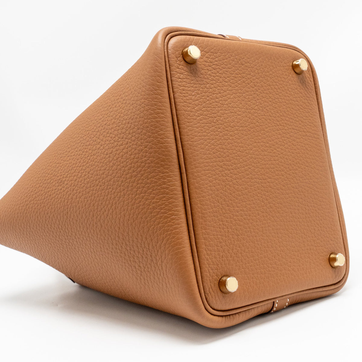 Hermes Picotin 18 Lock Bag Clemence Gold GHW