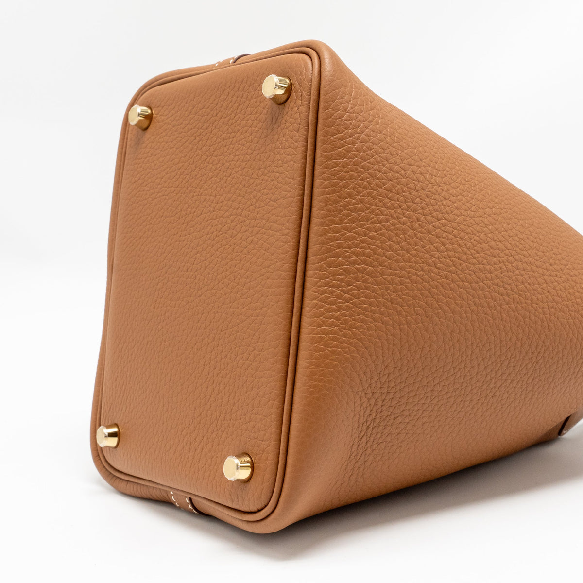 Hermes Picotin 18 Lock Bag Clemence Gold GHW