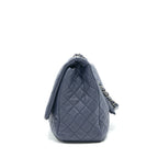 CHANEL XXL AIRLINE CLASSIC FLAP BAG IN NAVY SHW