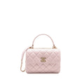 Chanel top handle trendy cc flap bag lambskin light pink LGHW