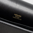 HERMES MINI ROULIS EVERGRAINE BLACK LGHW