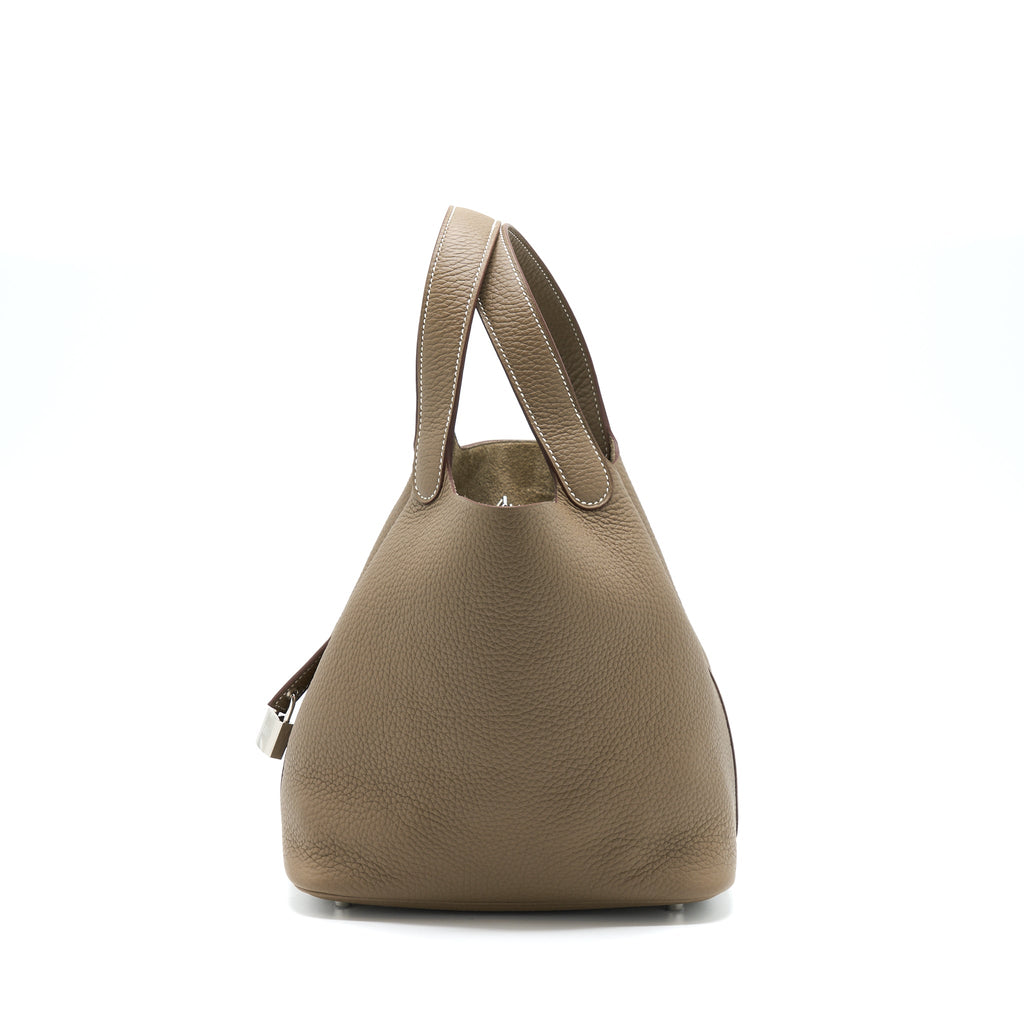 HERMES PICOTIN LOCK BAG 22 CLEMENCE ETOUPE SHW