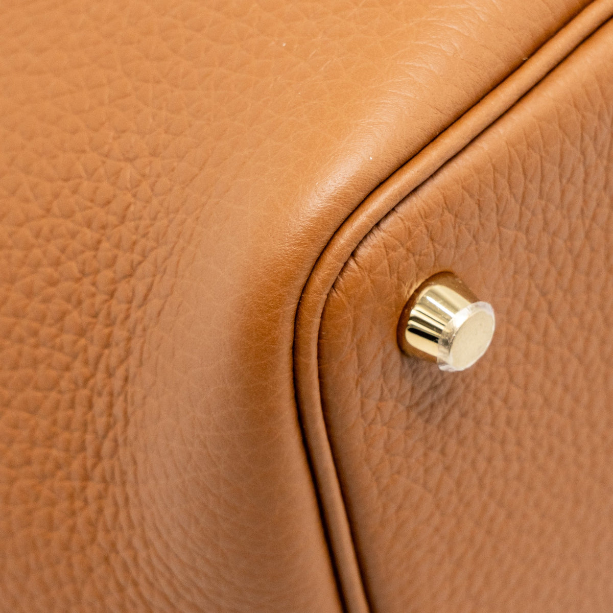 Hermes Picotin 18 Lock Bag Clemence Gold GHW