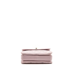 Chanel top handle trendy cc flap bag lambskin light pink LGHW