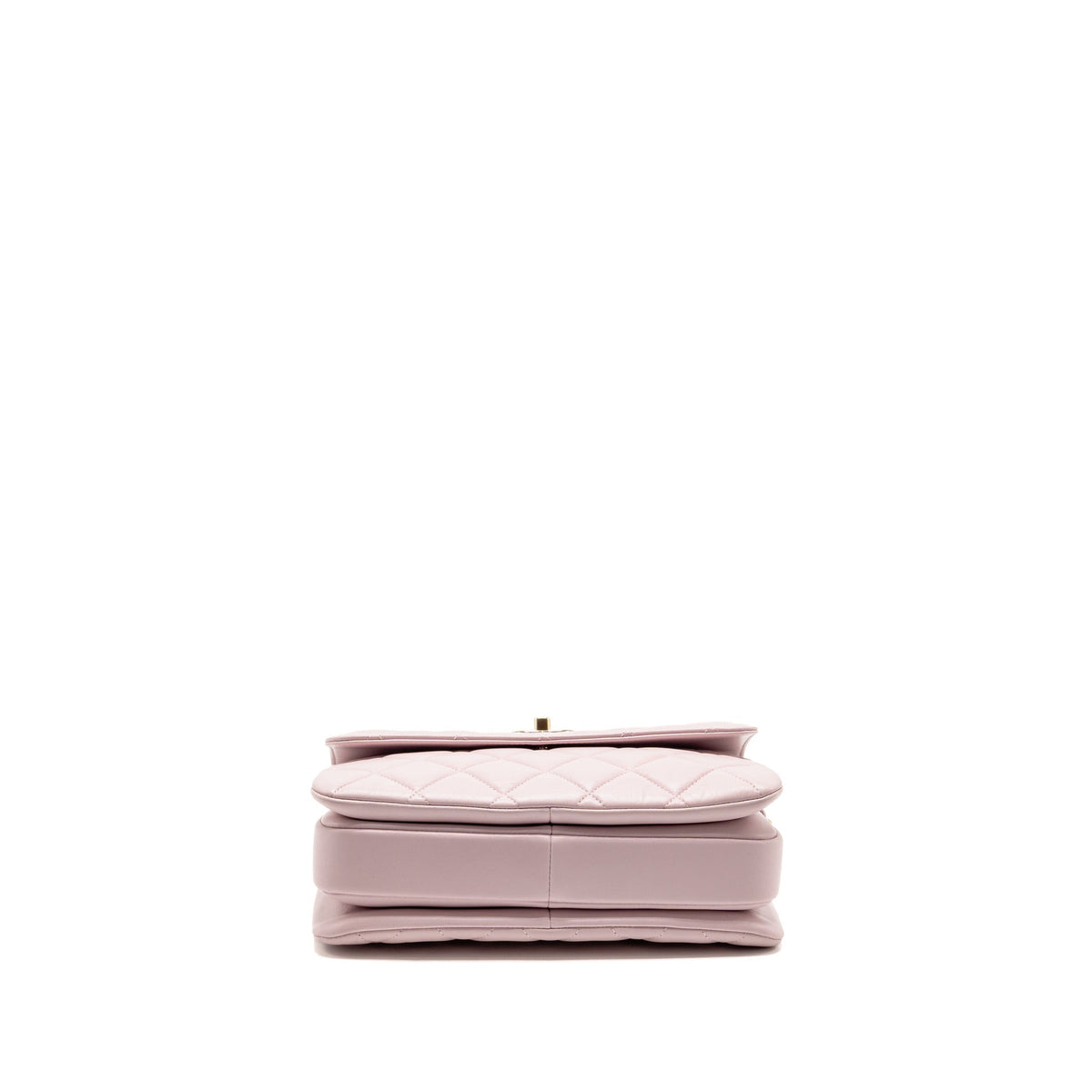 Chanel top handle trendy cc flap bag lambskin light pink LGHW