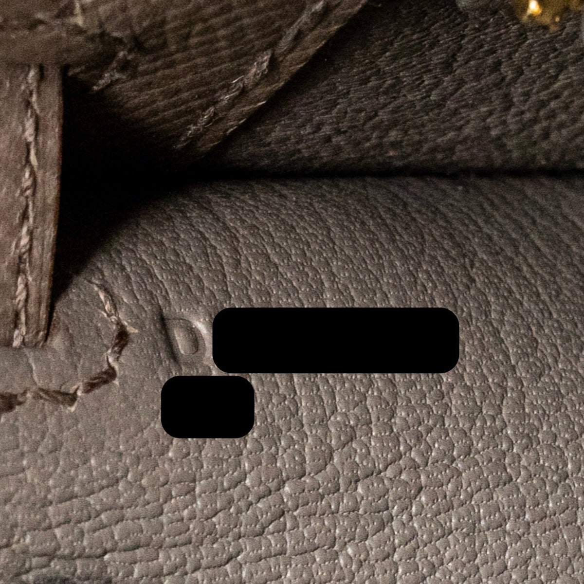 Hermes Kelly 25 Epsom 8F Gris Etain GHW