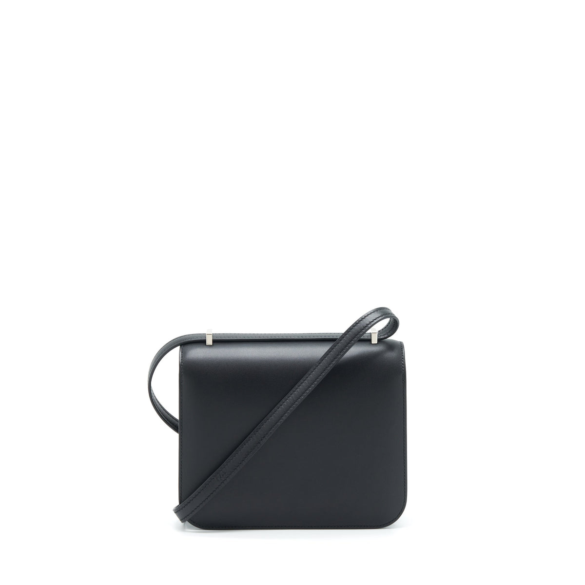 HERMES MINI CONSTANCE MONSTEUR LEATHER LIZARD BUCKLE BLACK/ OMBRE SHW