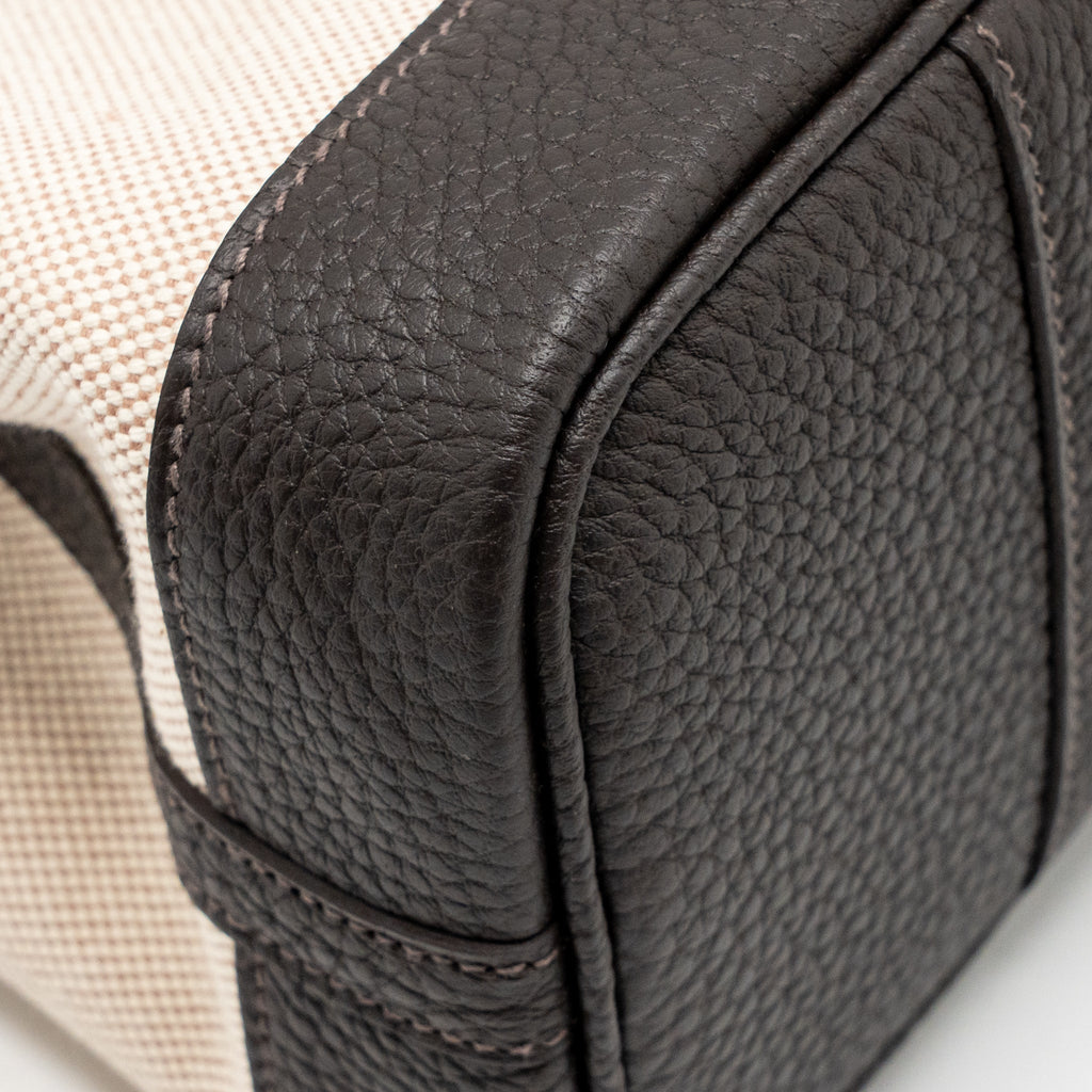 Hermes Neo Garden Party 23 Canvas/Negonda Ecru-Beige/Bai-Brun SHW