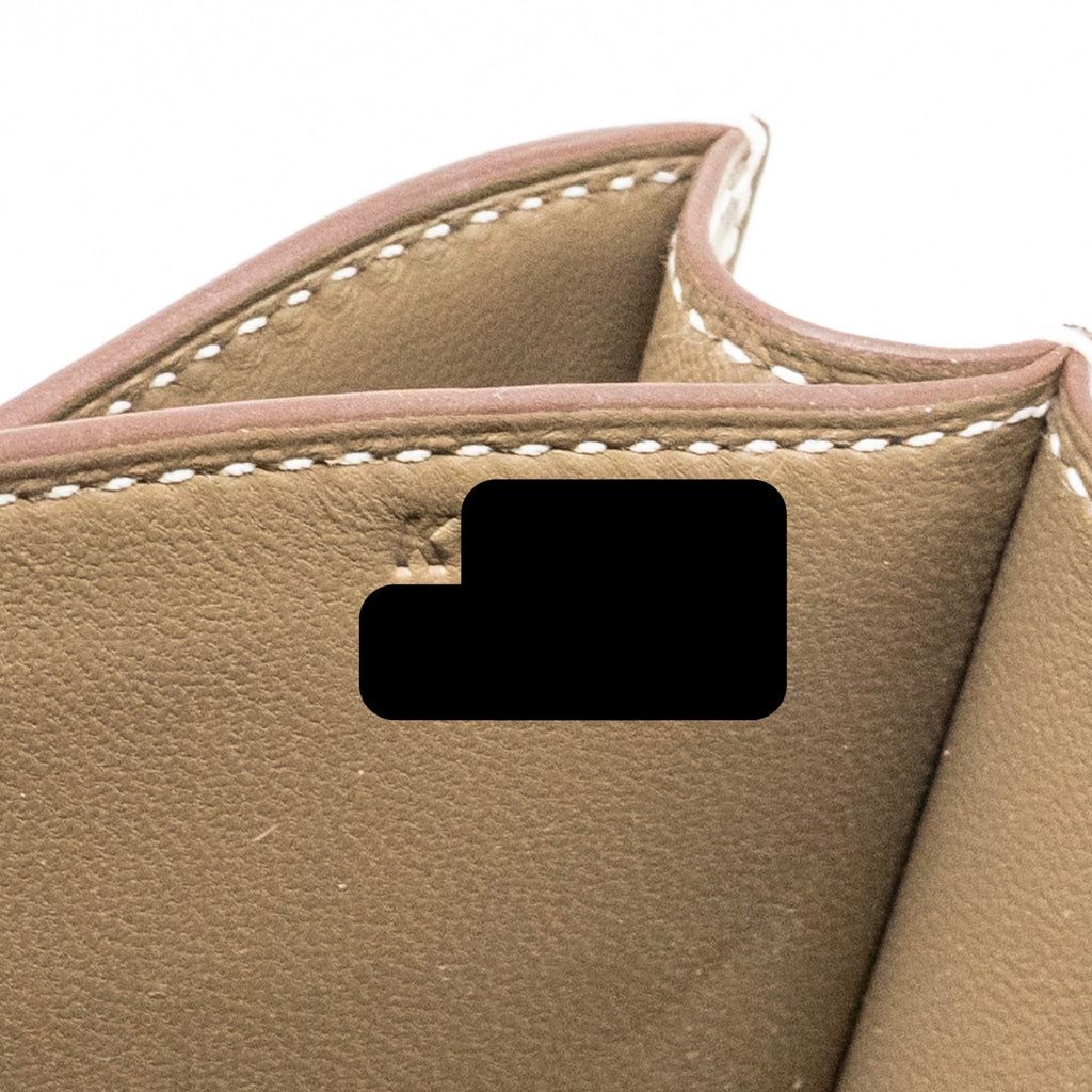 HERMES MINI CONSTANCE CHÈVRE MYSORE ETOUPE GHW