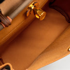 HERMES HERBAG 31 ZIP BAG CANVAS / HUNTER LEATHER ETOUPE / DUNE / FAUVE GHW