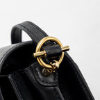 HERMES MINI ROULIS EVERGRAINE BLACK LGHW