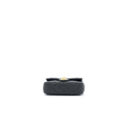 CHANEL 23P MINI COCO LOVE FLAP BAG CAVIAR BLACK GHW (MICROCHIP)