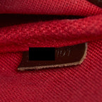LOUIS VUITTON EVA CLUTCH DAMIER EBENE GHW