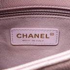 CHANEL 21K MY PERFECT MINI FLAP BAG CAVIAR IRIDESCENT PINK GHW (MICROCHIP)