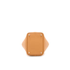 Hermes Picotin 18 Lock Bag Tressage Epsom Gold/Blue De Nord/Rouge H SHW