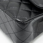 CHANEL MEDIUM CLASSIC DOUBLE FLAP BAG CAVIAR BLACK GHW (MICROCHIP)