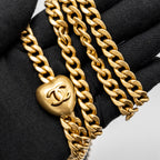 CHANEL 24P COCO LOVE MINI FLAP BAG ADJUSTABLE CHAIN CAVIAR BLACK GHW(MICROCHIP)