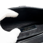 DIOR MINI SADDLE BAG CALFSKIN BLACK GHW