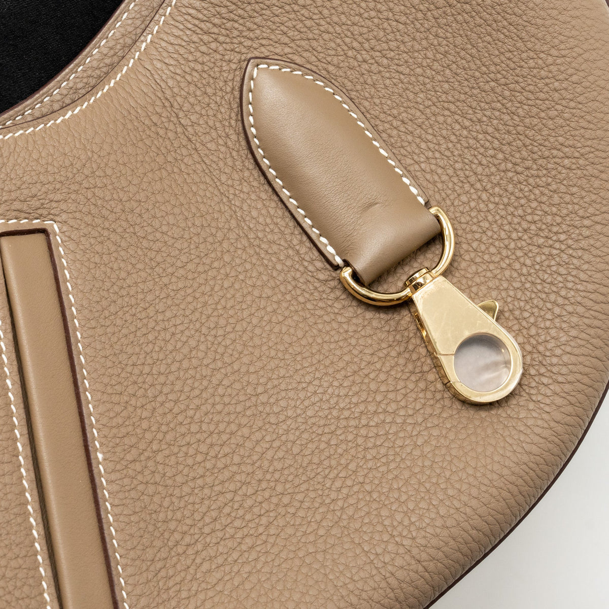 Hermes P’tit Arcon Bag Togo/Swift Etoupe LGHW