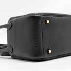 Hermes Mini Lindy Clemence Black GHW