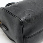 LOUIS VUITTON SPEEDY BANDOULIERE 25 MONOGRAM EMPREINTE LEATHER BLACK GHW