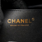 CHANEL SMALL 25 BAG CAVIAR BLACK GHW (MICROCHIP)