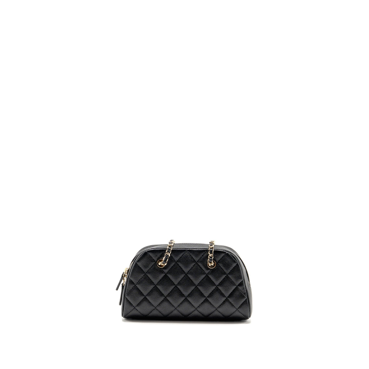 Chanel Clutch with Chain Caviar Black LGHW (Microchip)