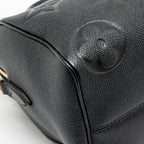 LOUIS VUITTON SPEEDY BANDOULIERE 25 MONOGRAM EMPREINTE LEATHER BLACK GHW