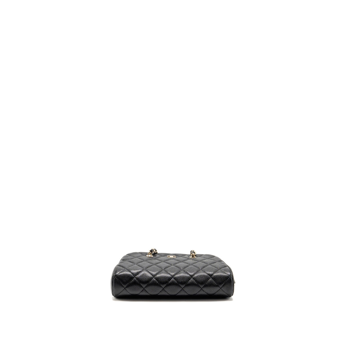 Chanel Clutch with Chain Caviar Black LGHW (Microchip)