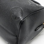 LOUIS VUITTON SPEEDY BANDOULIERE 25 MONOGRAM EMPREINTE LEATHER BLACK GHW