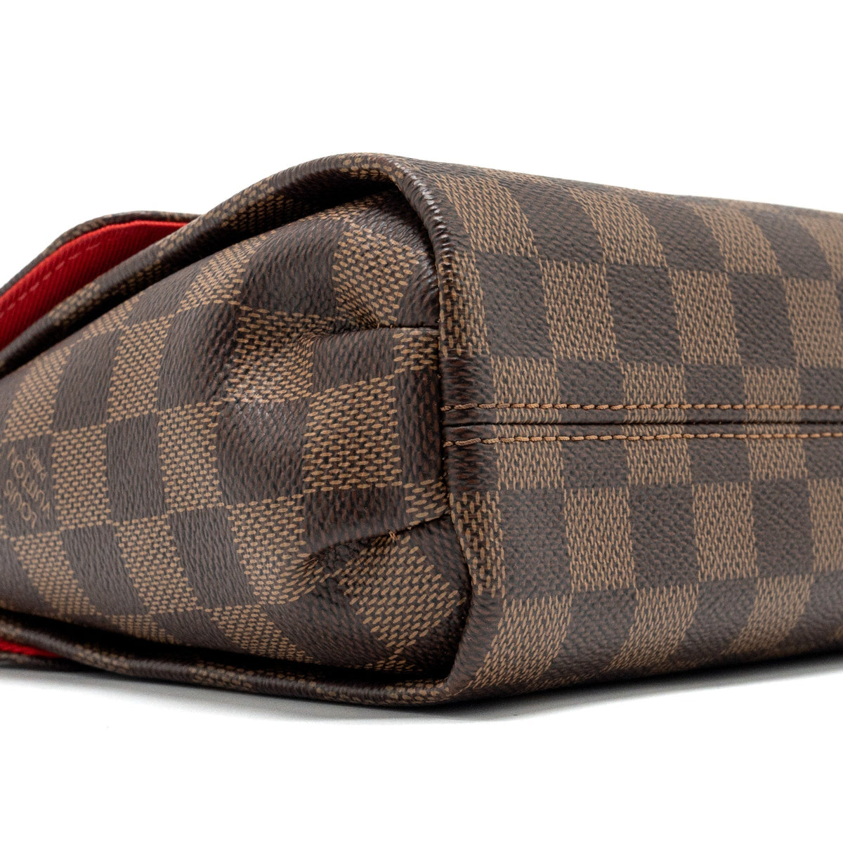 LOUIS VUITTON CROISETTE DAMIER EBENE CANVAS GHW