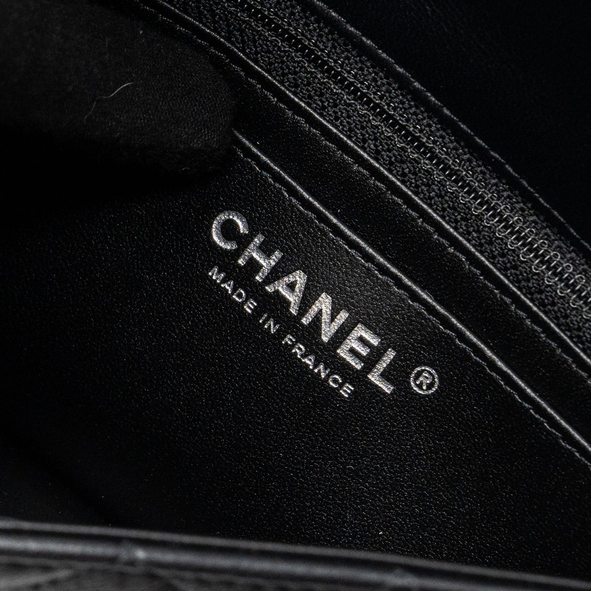 CHANEL MINI RECTANGULAR FLAP BAG LAMBSKIN BLACK SHW (MICROCHIP)