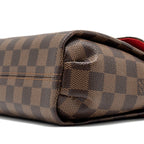 LOUIS VUITTON CROISETTE DAMIER EBENE CANVAS GHW