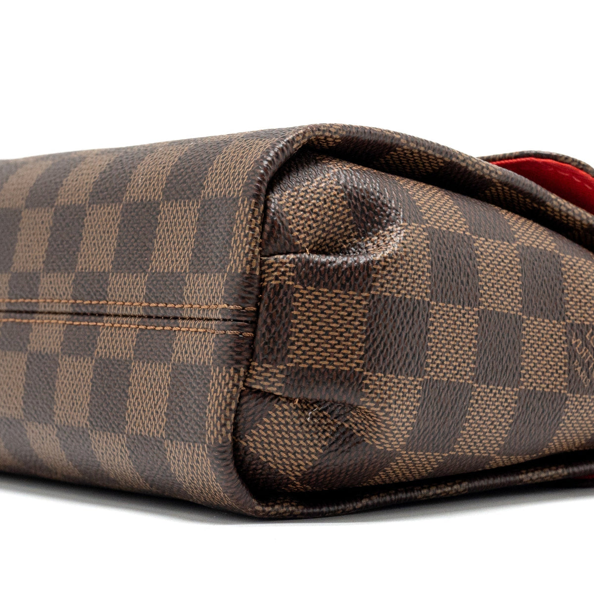 LOUIS VUITTON CROISETTE DAMIER EBENE CANVAS GHW