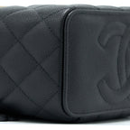 CHANEL LONG VANITY CASE CAVIAR BLACK LGHW