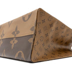 LOUIS VUITTON ONTHEGO GM MONOGRAM REVERSE CANVAS GHW