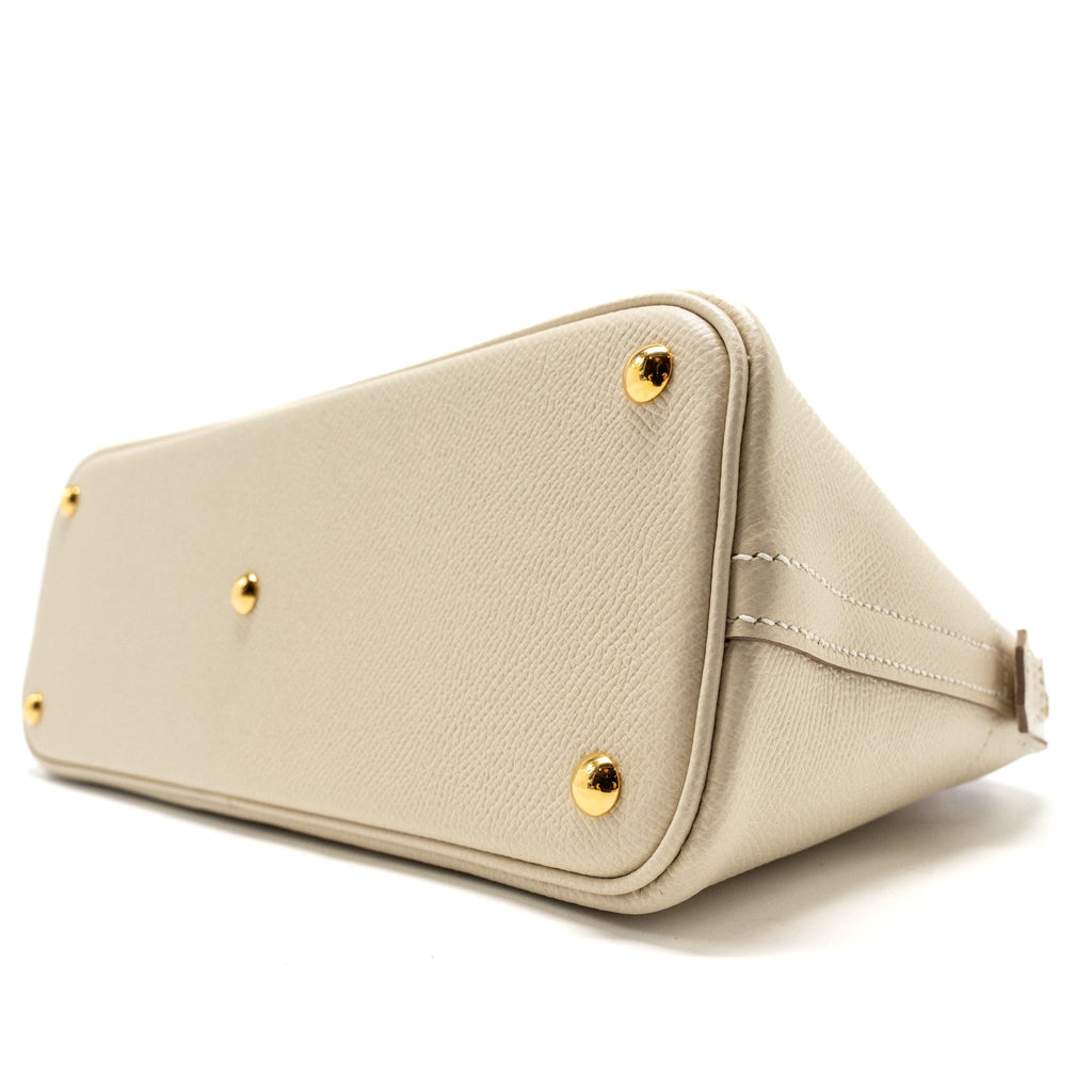 Hermes Bolide 27 Epsom Craie GHW