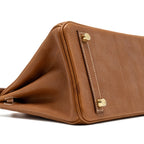 HERMES BIRKIN 25 BARENIA FAUBOURG FAUVE GHW