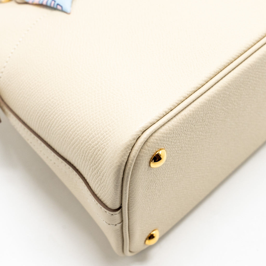 Hermes Bolide 27 Epsom Craie GHW