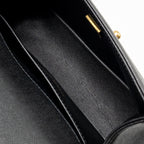 CHANEL SMALL BOY BAG CAVIAR BLACK GHW (MICROCHIP)
