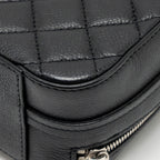 CHANEL QUILTED MINI VANITY BAG CAVIAR BLACK SHW