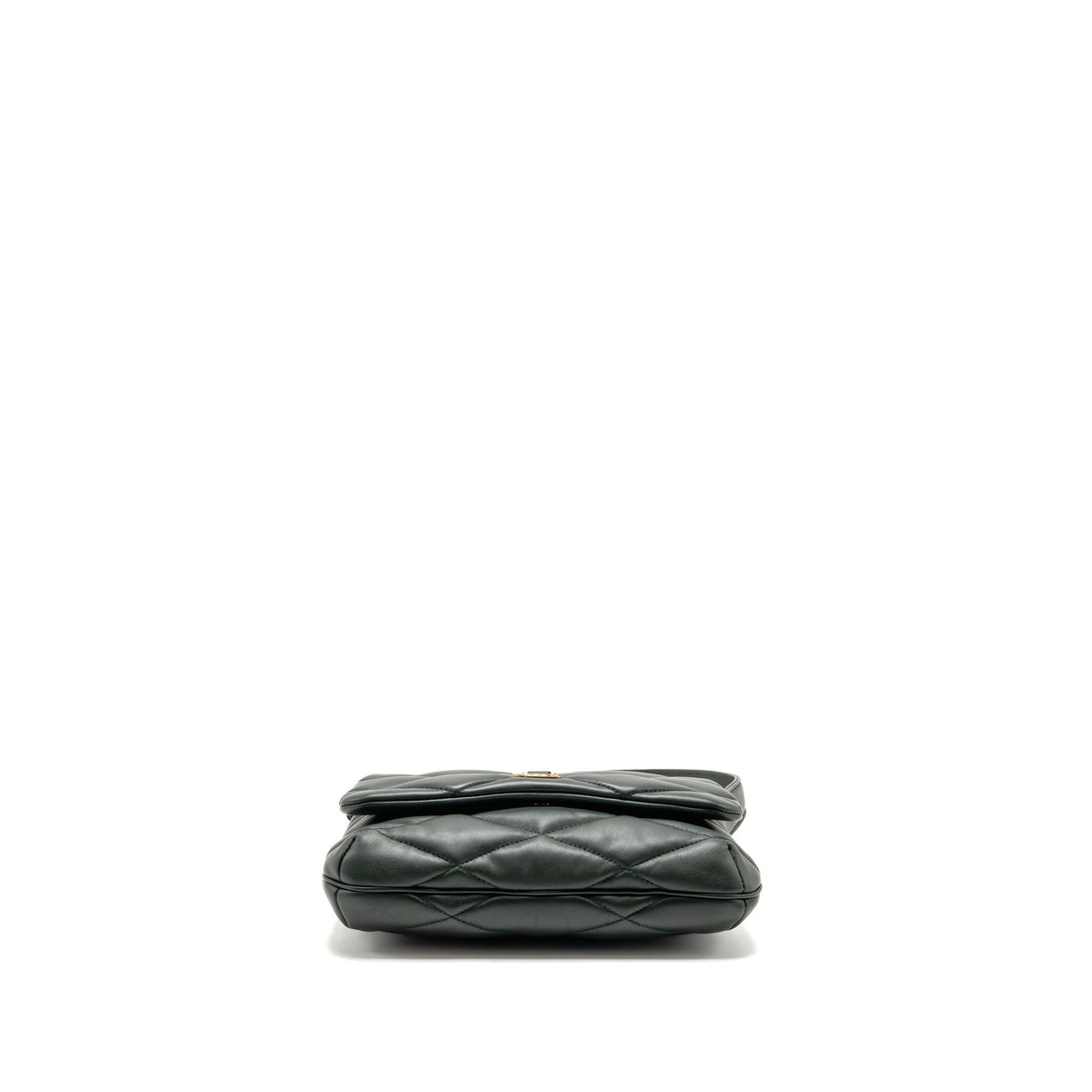 Saint Laurent/YSL Le 57 Hobo Bag Lambskin Dark Green GHW