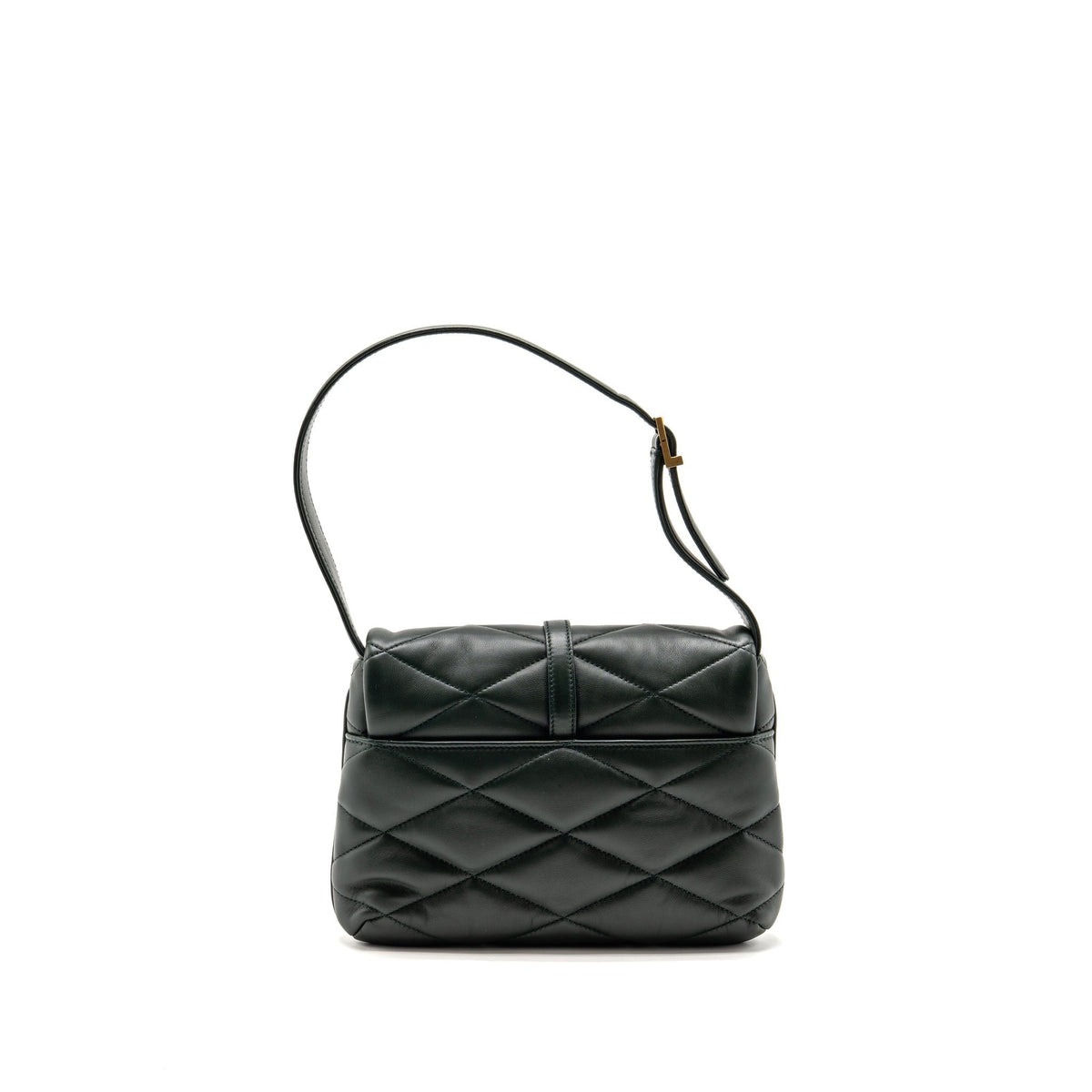 Saint Laurent/YSL Le 57 Hobo Bag Lambskin Dark Green GHW