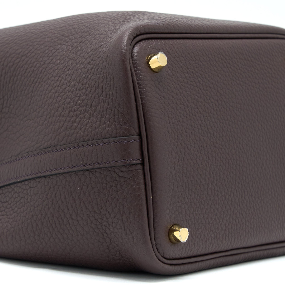 HERMES PICOTIN 18 LOCK BAG CLEMENCE ROUGE SELLIER/CABAN GHW